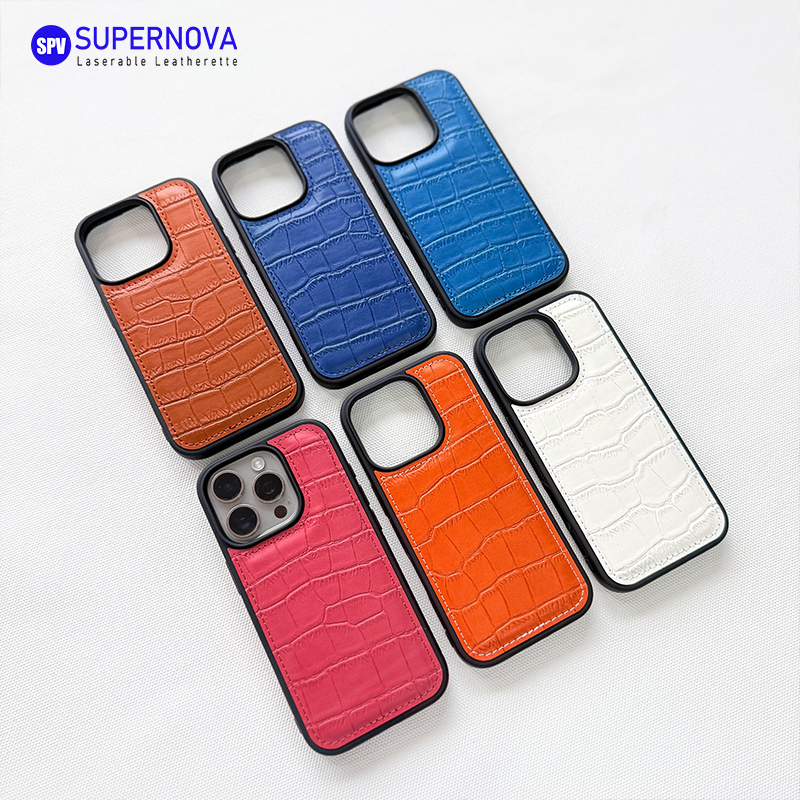 เคสโทรศัพท์หนังเทียมแบบเลเซอร์ได้