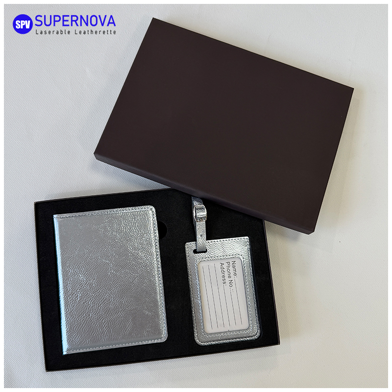 กล่องของขวัญกระดาษคราฟท์สีทองแกะสลักด้วยเลเซอร์