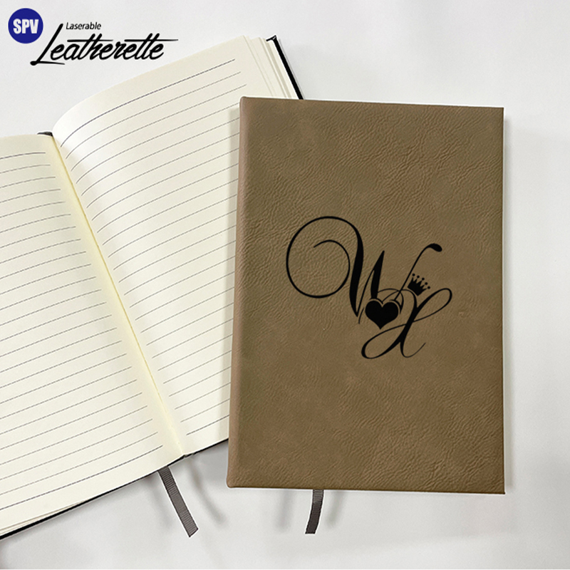 หนังสือสเก็ตช์ภาพหนังเทียมแบบใช้เลเซอร์ได้ 7 x 9 3/4
