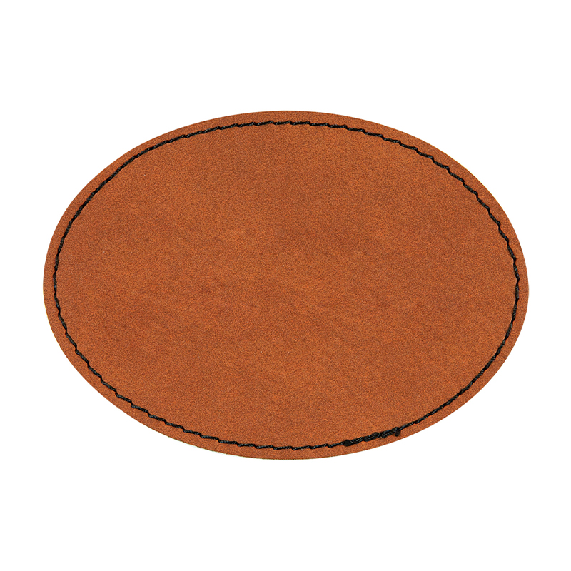 3 1/2 'x 2 1/2' แพทช์หนังเทียมวงรี 3 1/2 'x 2 1/2' แพทช์หนังเทียมวงรี