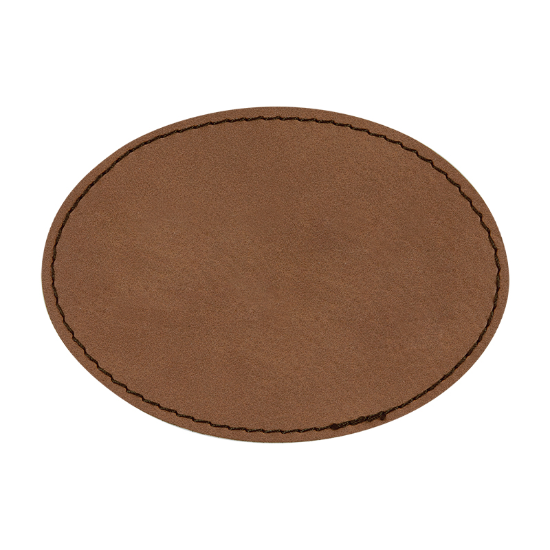 3 1/2 'x 2 1/2' แพทช์หนังเทียมวงรี 3 1/2 'x 2 1/2' แพทช์หนังเทียมวงรี