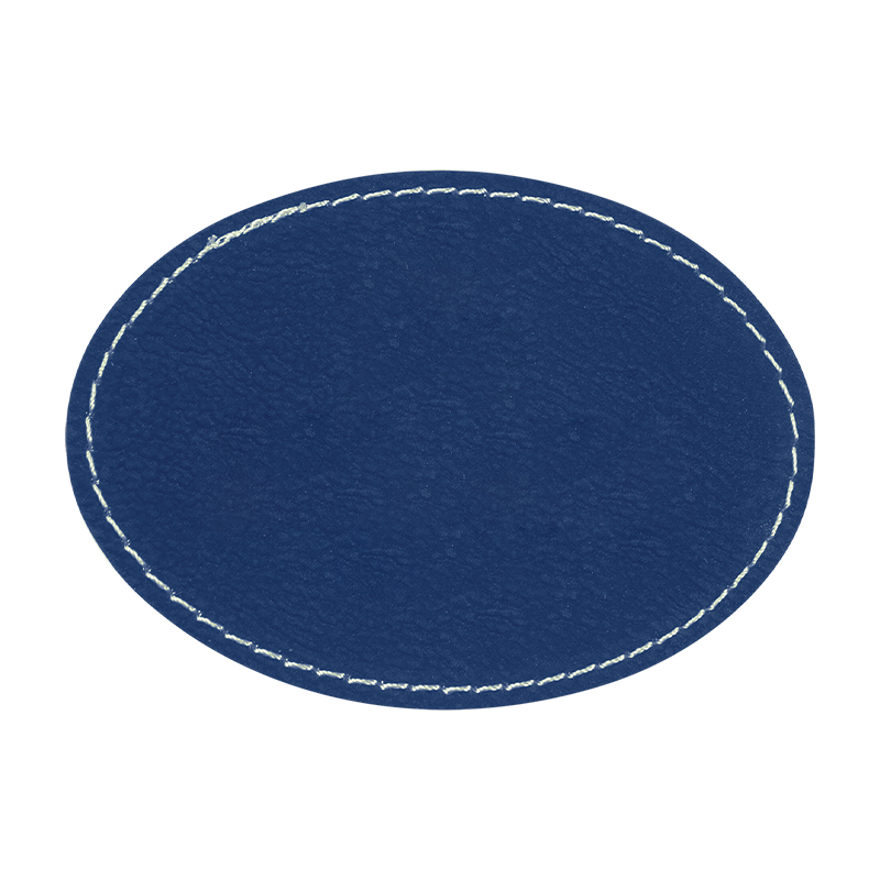 3 1/2 'x 2 1/2' แพทช์หนังเทียมวงรี 3 1/2 'x 2 1/2' แพทช์หนังเทียมวงรี