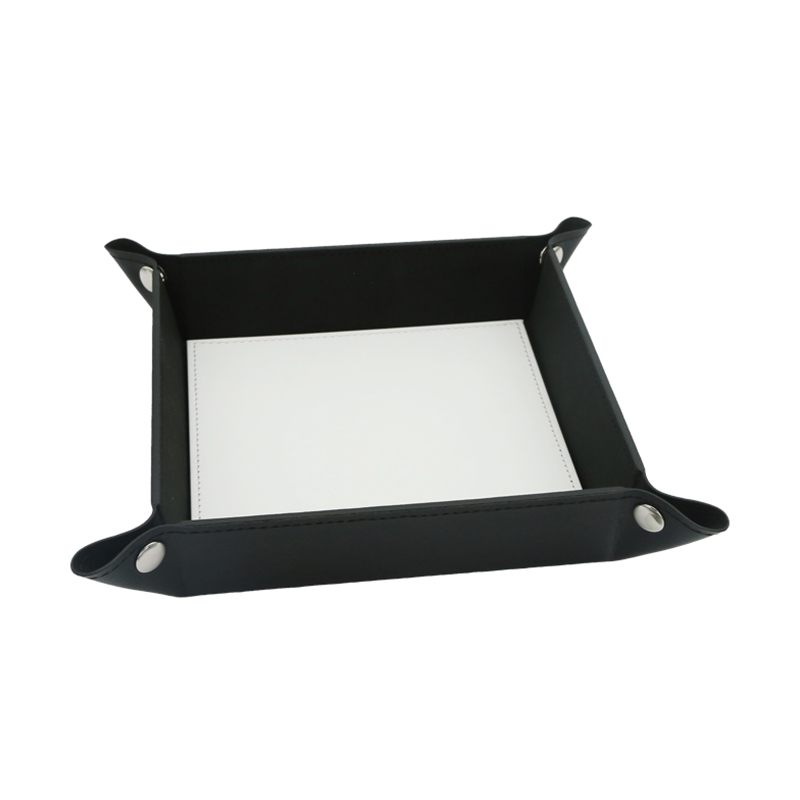 9' x 9' Sublimation Leatherette Folding Snap Tray