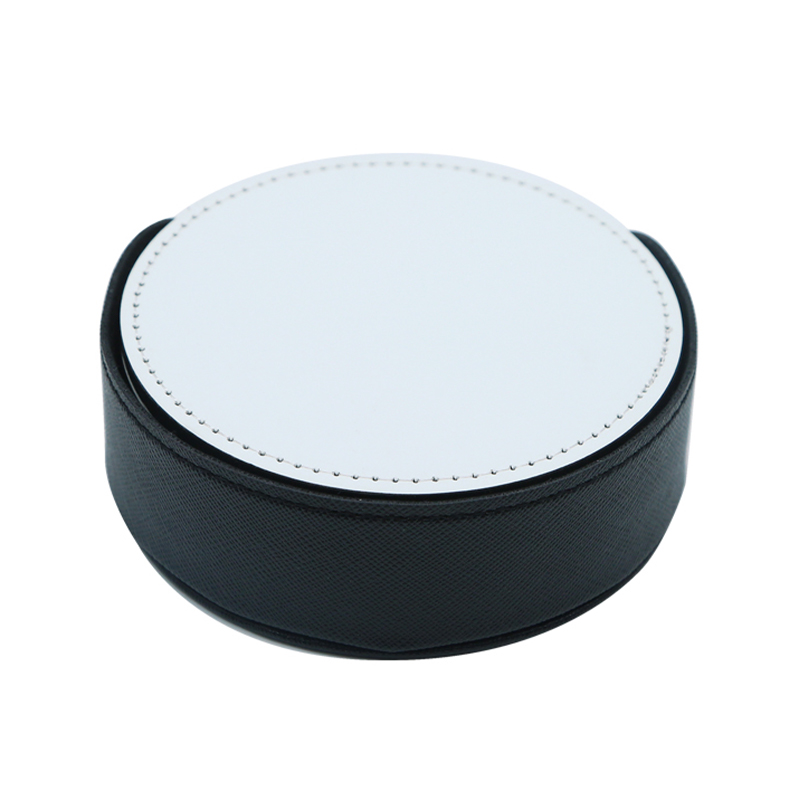 ที่รองแก้วแก้วหนัง PU ระเหิด - ทรงกลม ที่รองแก้วแก้วหนัง PU ระเหิด - ทรงกลม