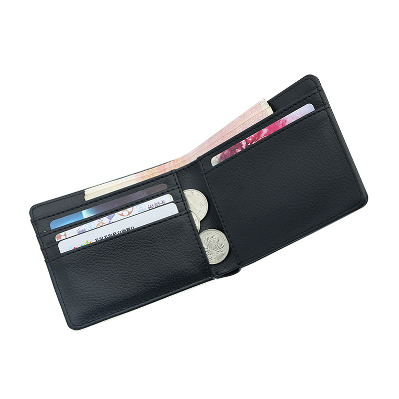 กระเป๋าสตางค์ Bifold หนังเทียมระเหิดสำหรับผู้ชายพร้อมการพิมพ์สองด้าน
