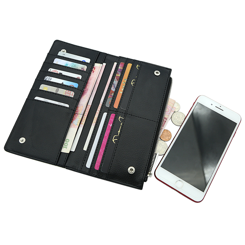 กระเป๋าสตางค์ Bifold หนังเทียมระเหิด - แบบยาว กระเป๋าสตางค์ Bifold หนังเทียมระเหิด - แบบยาว