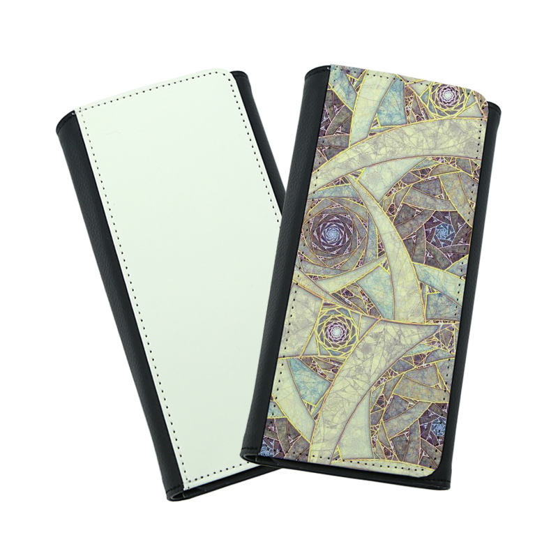 กระเป๋าสตางค์หนังเทียม Trifold ระเหิด