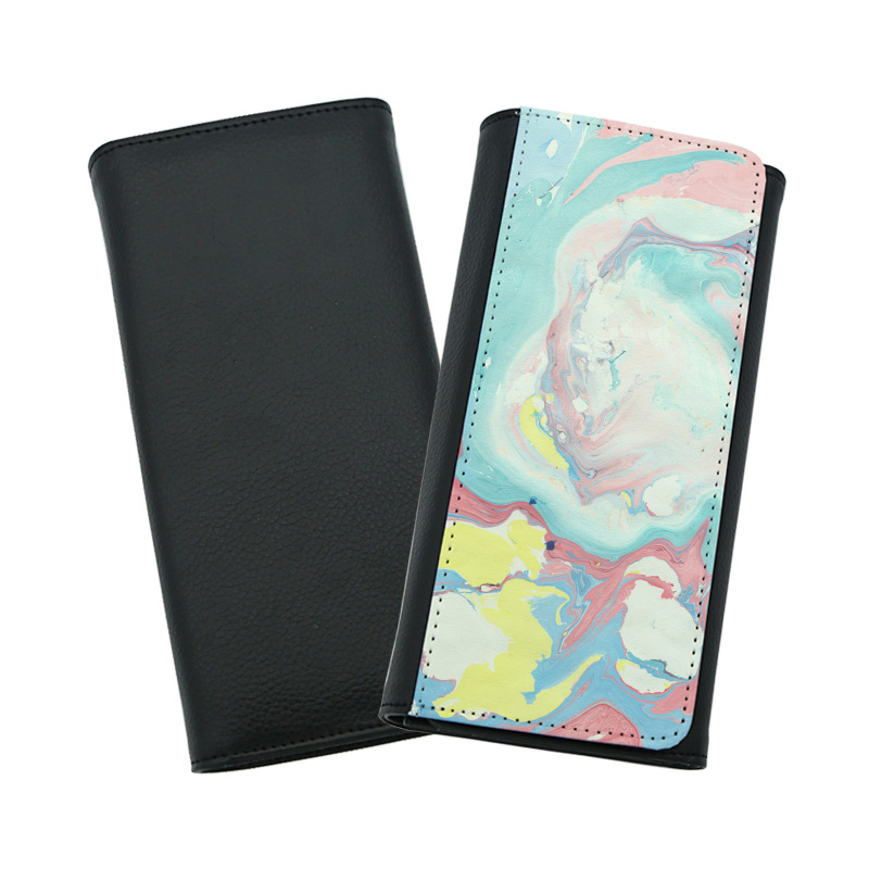 กระเป๋าสตางค์หนังเทียม Trifold ระเหิด กระเป๋าสตางค์หนังเทียม Trifold ระเหิด