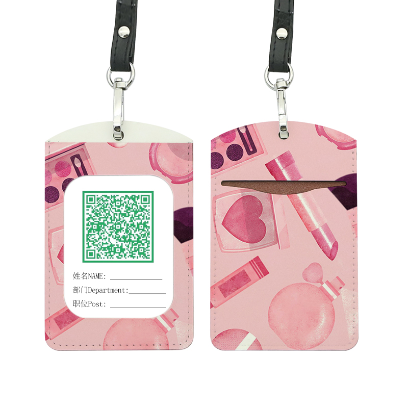 ที่ใส่ป้าย ID หนังเทียมระเหิด - ชั้นการ์ดสองชั้นตรง ที่ใส่ป้าย ID หนังเทียมระเหิด - ชั้นการ์ดสองชั้นตรง