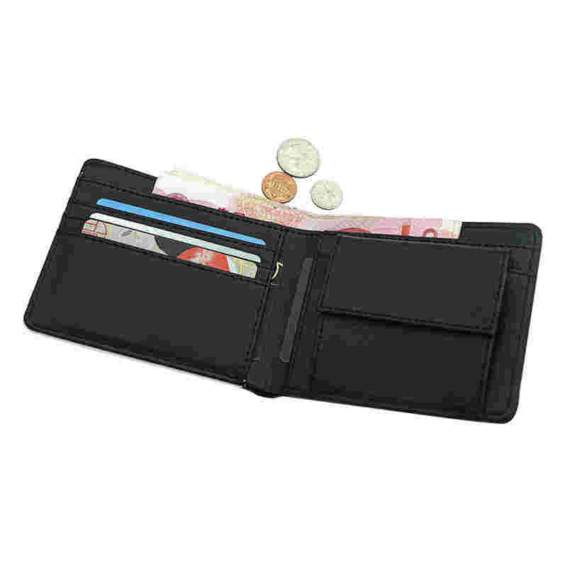กระเป๋าสตางค์ Bifold หนังเทียม Sublimation สำหรับผู้ชายพร้อมช่องใส่เหรียญ กระเป๋าสตางค์ Bifold หนังเทียม Sublimation สำหรับผู้ชายพร้อมช่องใส่เหรียญ